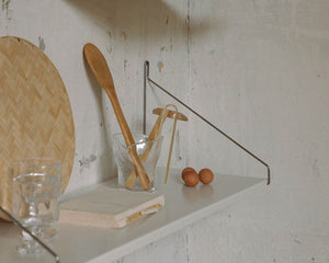 FRAMA WHITE STEEL WALL MOUNTED SHELF