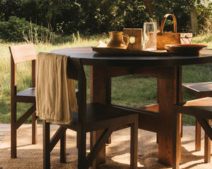 Farmhouse Table Trestles | Dark Oak