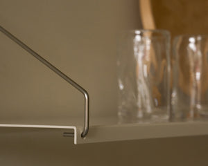 FRAMA Library Shelf | Warm White Steel | D27 / W80