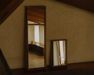 FRAMA Symmetry Mirror | Honey Ash Wood | Large