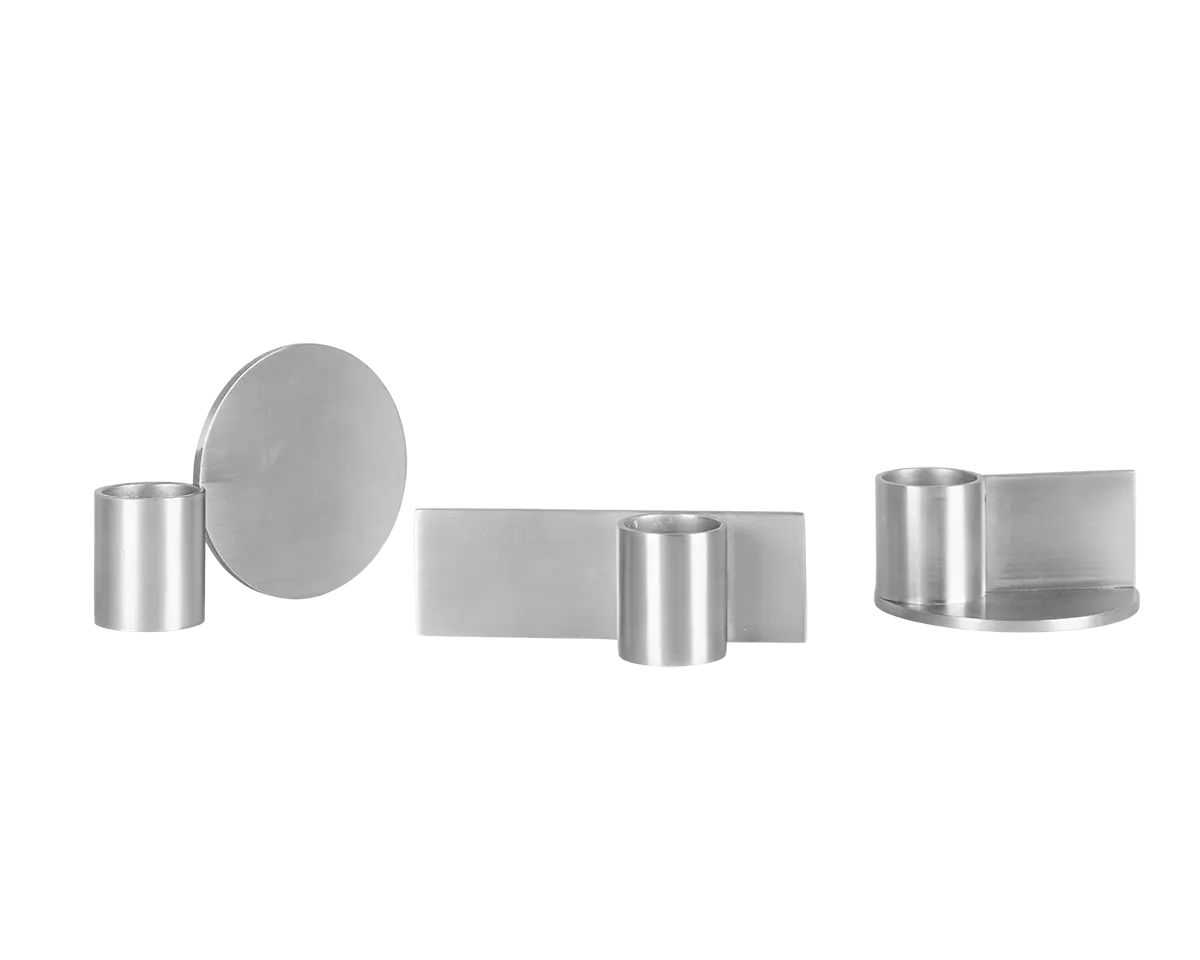 小物 Somnium Fragmen Fundament Candle Holder Set | Stainless Steel | FRAMA