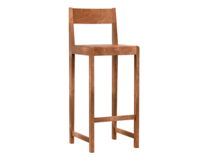 FRAMA Bar Chair 01 | Warm Brown Birch | H76
