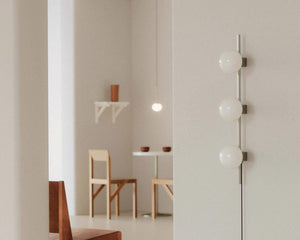 FRAMA Ovoid Wall Lamp | Stainless Steel | Triple