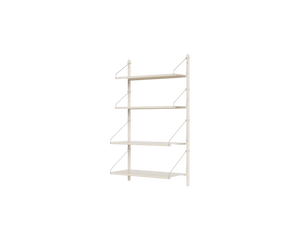 Shelf Library Single Section | Warm White Steel | H108.4 / W60