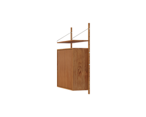 FRAMA Shelf Library Medium Cabinet Section | Natural Oak | H114.8 / W80