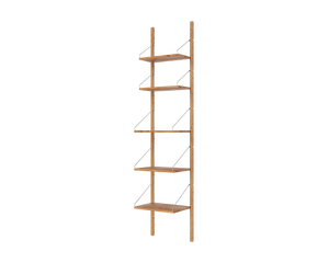 FRAMA Shelf Library Single Section | Natural Oak | H185.2 / W40