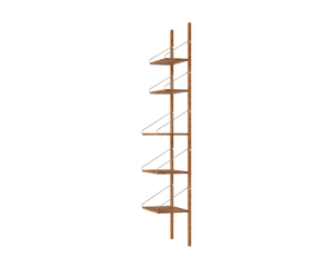 FRAMA Shelf Library Single Section | Natural Oak | H185.2 / W40