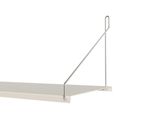 FRAMA Single Shelf | Warm White Steel | D27 / W40