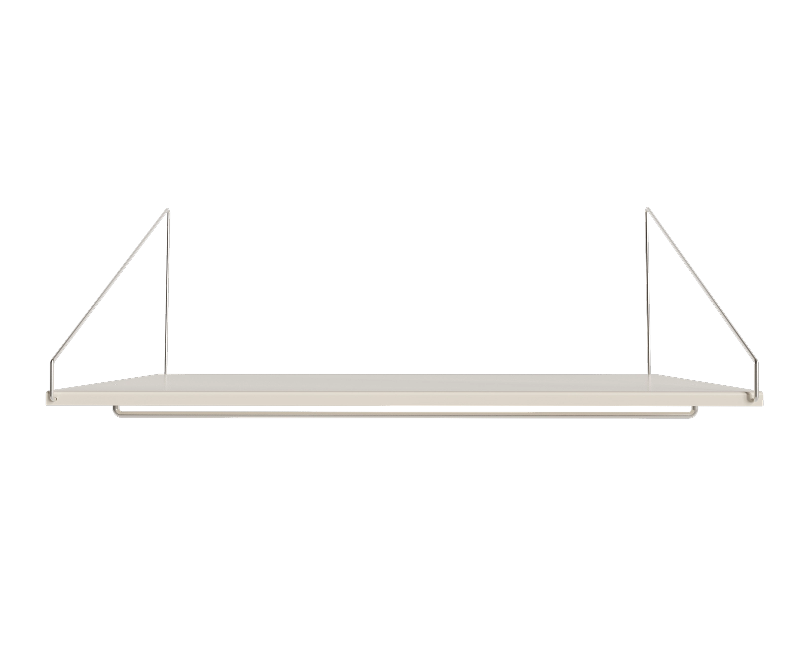 Library Hanger Shelf | Warm White Steel | D40 / W80 – FRAMA