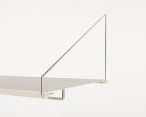 FRAMA Library Hanger Shelf | Warm White Steel | D40 / W80