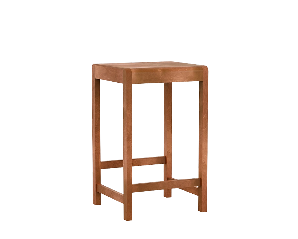 Stool 01 | Warm Brown Birch | H65 – FRAMA