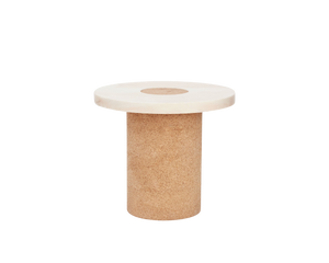 FRAMA Sintra Table | White Marble / Cork | Small