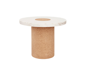 FRAMA Sintra Table | White Marble / Cork | Large