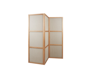 FRAMA Frame Room Divider | Natural Oak / Linen | Three Panels