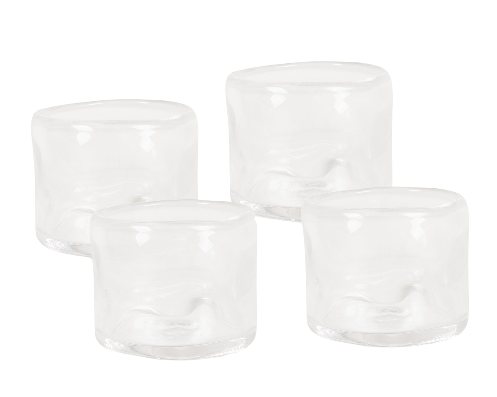 0405 Glass Set of Four | Clear | Wide – FRAMA