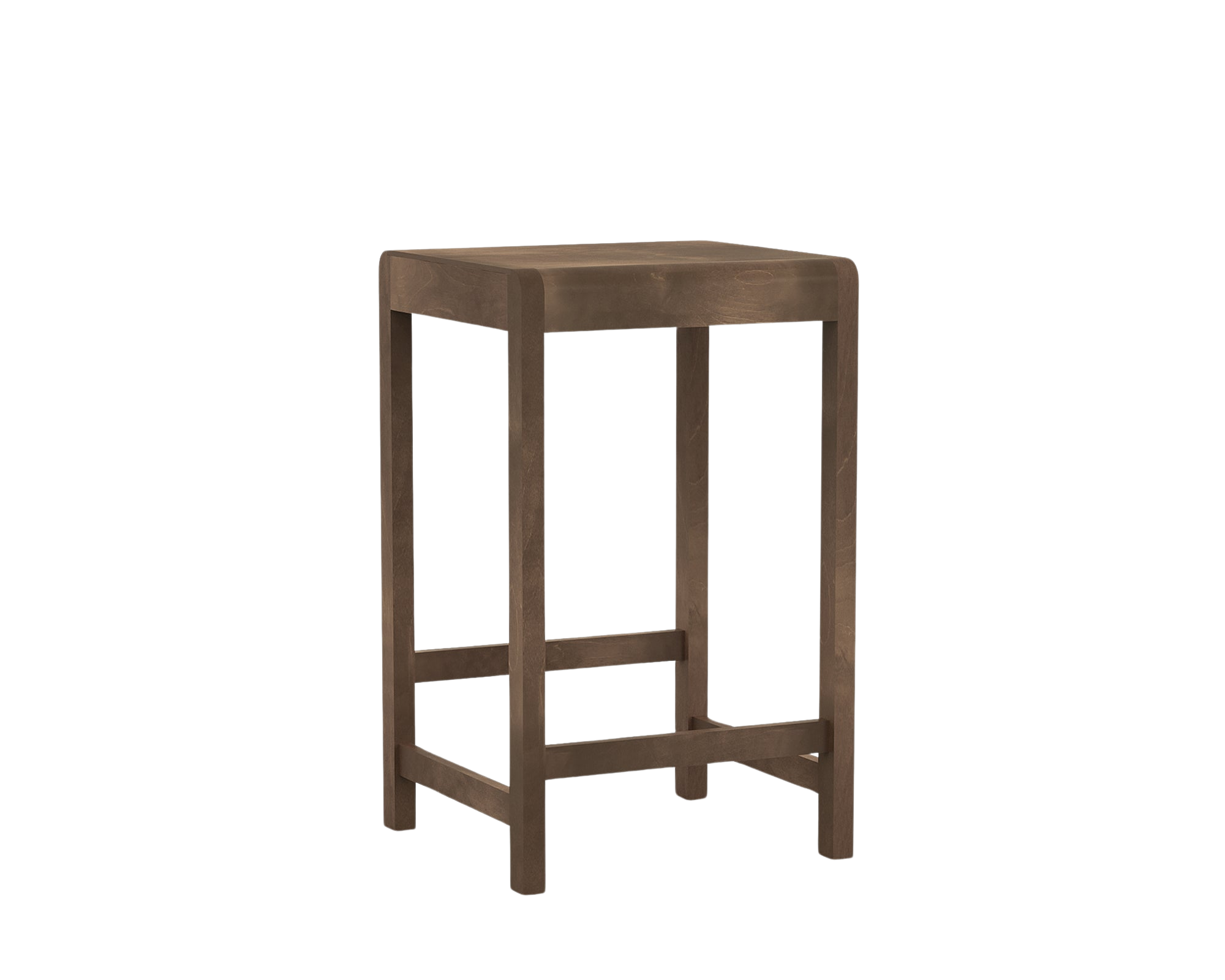 Stool 01 | Dark Brown Birch | H65 – FRAMA