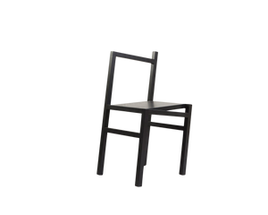 FRAMA 9.5° Asymmetric Chair in Black Ash