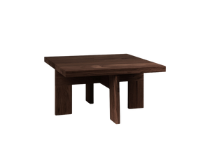 Farmhouse Coffee Table | Dark Oak | Square