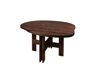 Farmhouse Trestle Table | Dark Oak | Pond