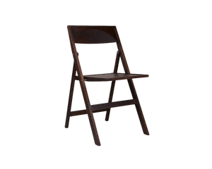 Folding Flat Chair | Dark Brown Birch