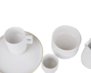 FRAMA Otto Ceramic Bowls Set of Two | White | Medium