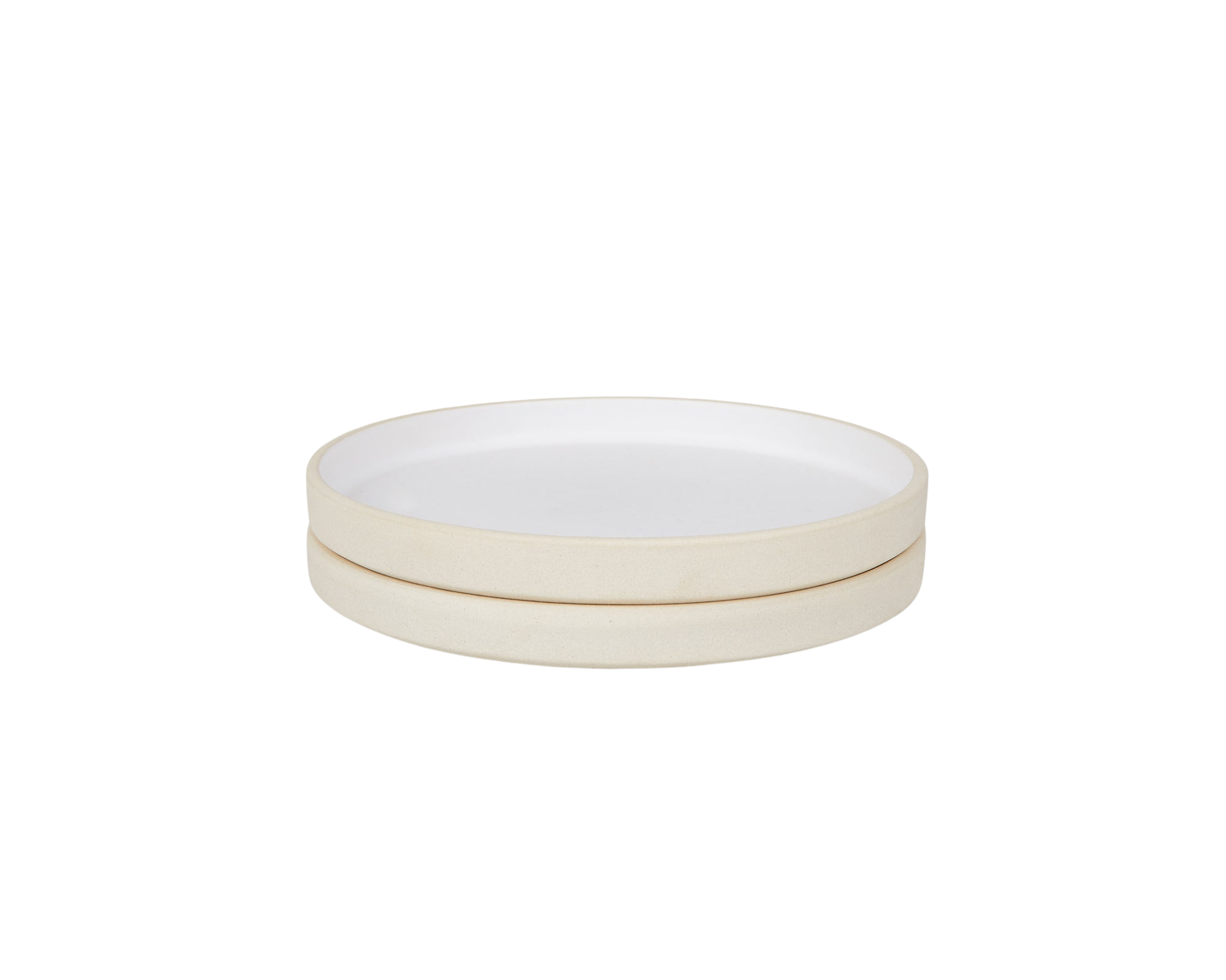 Otto Ceramic Plate Set of Two | White | Small – FRAMA