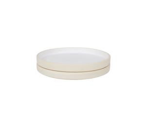 FRAMA Otto Ceramic Plate Set of Two | White | Small