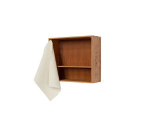 FRAMA SHELF LIBRARY CANVAS CABINET | NATURAL OAK / CANVAS
