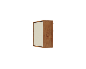 FRAMA SHELF LIBRARY CANVAS CABINET | NATURAL OAK / CANVAS
