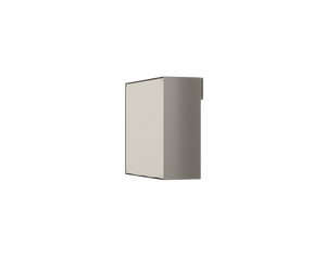 Shelf Library Canvas Cabinet | Stainless Steel / Canvas