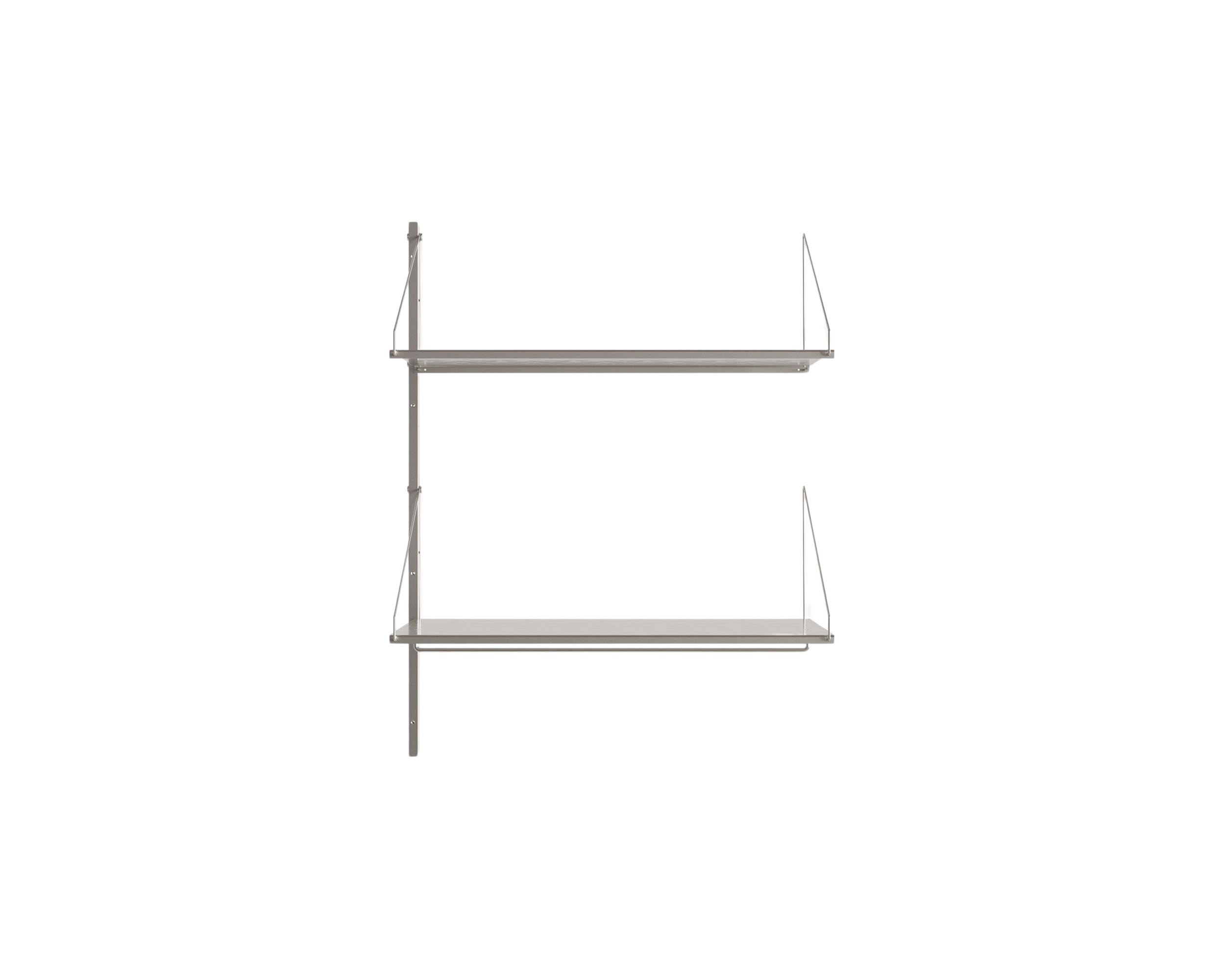 Shelf Library Add-on Hanger Section | Stainless Steel | H108.4