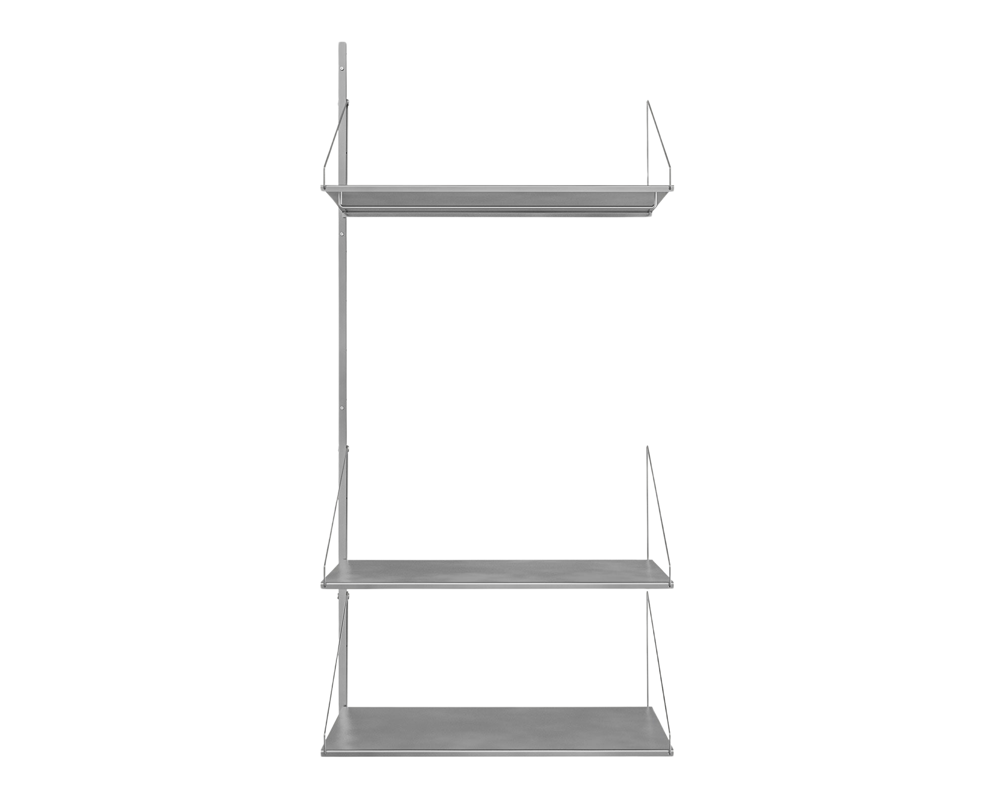 Shelf Library Add-on Hanger Section | Stainless Steel | H185.2