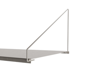 Shelf Library Desk Section | Stainless Steel | H185.2 / W80