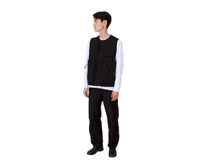 Toogood x FRAMA | Roper Gilet | Painted Cotton Red + Pink