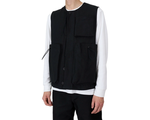 Toogood x FRAMA | Roper Gilet | Painted Cotton Red + Pink