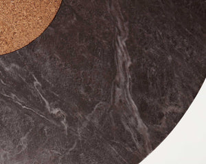 FRAMA Sintra Table | Black Marble / Cork | Large