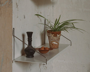 FRAMA WHITE STEEL WALL MOUNTED SHELF