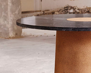 Sintra Dining Table | Black Marble / Cork – FRAMA