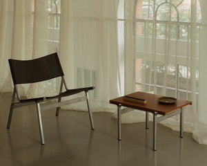 FRAMA Union Easy Chair | Aluminum / Taupe Mesh