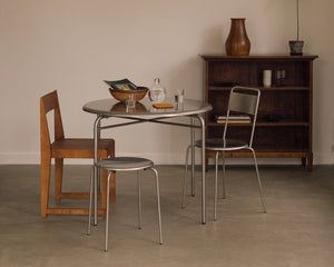 FRAMA Petit Rond Table | Stainless Steel | Ø90