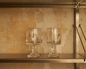 FRAMA 0405 Stem Glass Set of Four | Clear | Medium