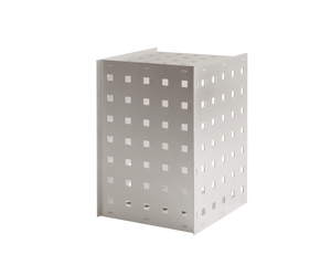Rivet Box Table | Perforated Aluminum