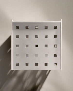 Rivet Box Table | Perforated Aluminum – FRAMA Rivet Box Table | Perforated Aluminum – FRAMA