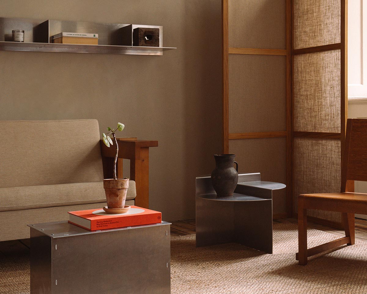 Metal Rivet Table Rivet Side Table - Industrial and Functional Design | FRAMA