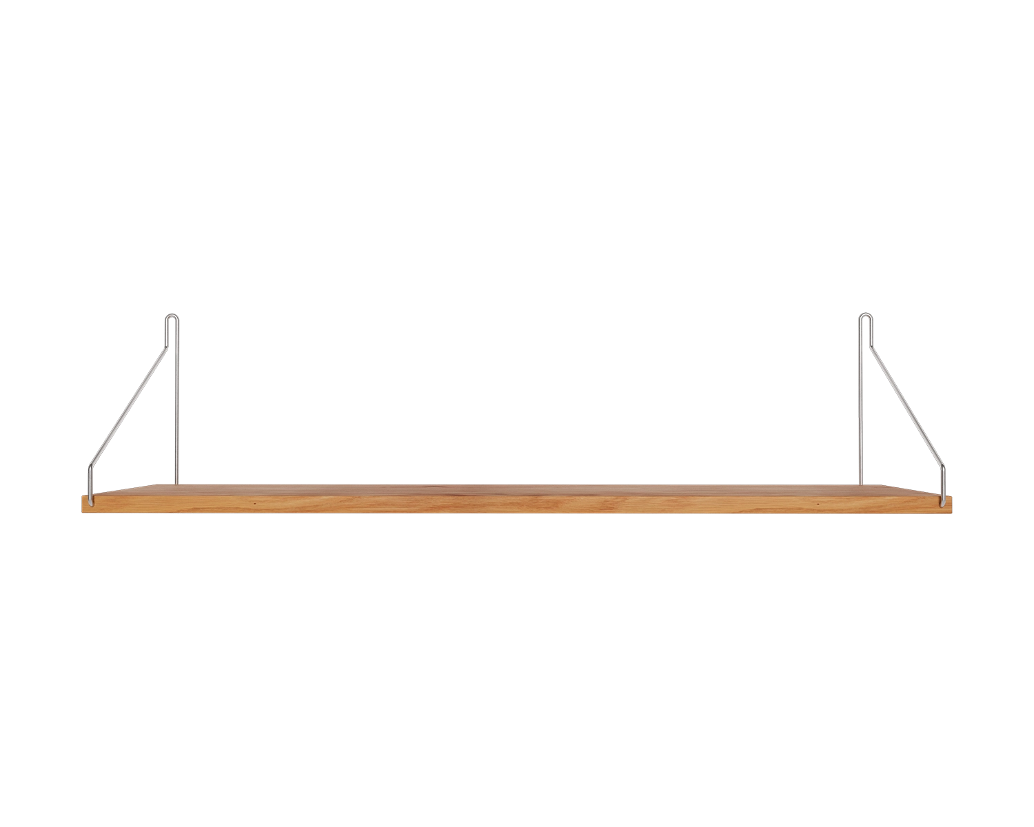 Single Shelf - Natural Oak and Stainless Steel | FRAMA