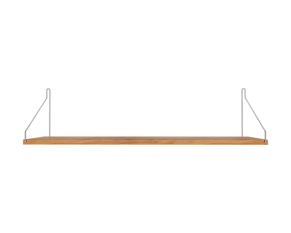 Single Shelf - Natural Oak and Stainless Steel | FRAMA