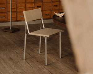 FRAMA Union Chair | Aluminum / Sandstone Linen
