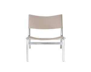 FRAMA Union Easy Chair | Aluminum / Sandstone Linen