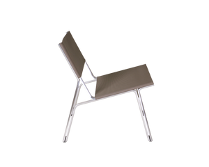 FRAMA Union Easy Chair | Aluminum / Taupe Mesh