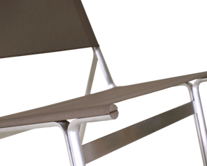 FRAMA Union Easy Chair | Aluminum / Taupe Mesh